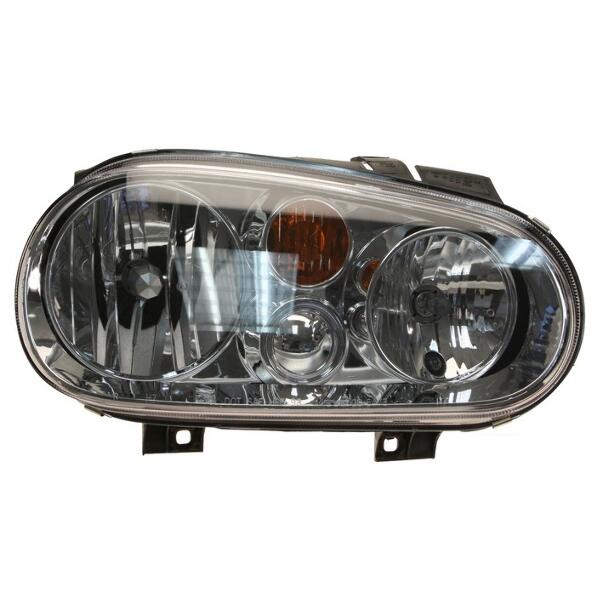 VW Headlight Assembly - Passenger Side (Halogen) 1J0941018D - TYC 20647370